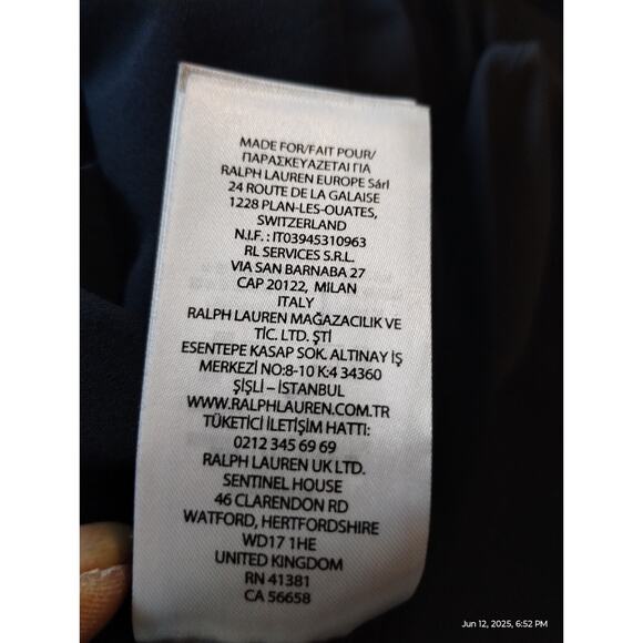 Ralph Lauren Women's One Shoulder Rushed Cocktail Formal Dress size 10 Event - Picture 11 of 12